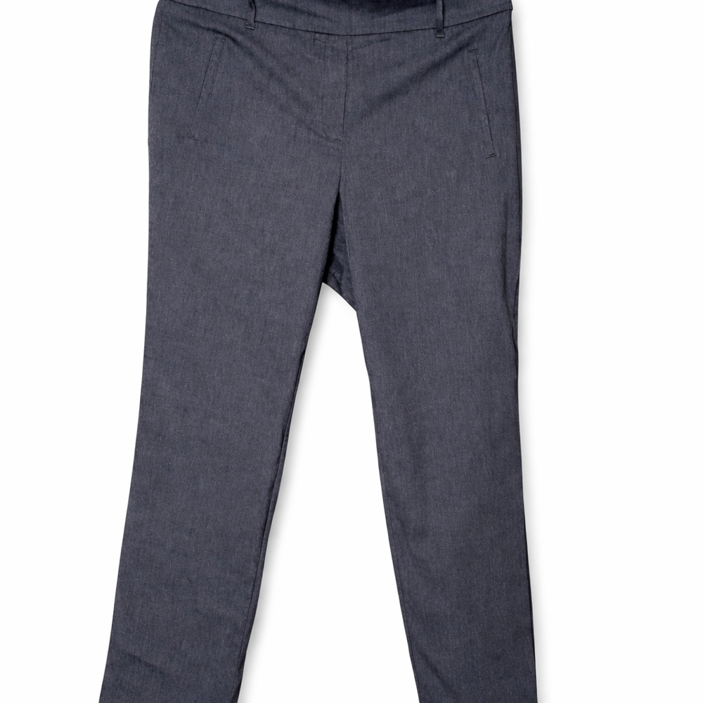 Jules & Leopold Navy Straight-Leg Trousers